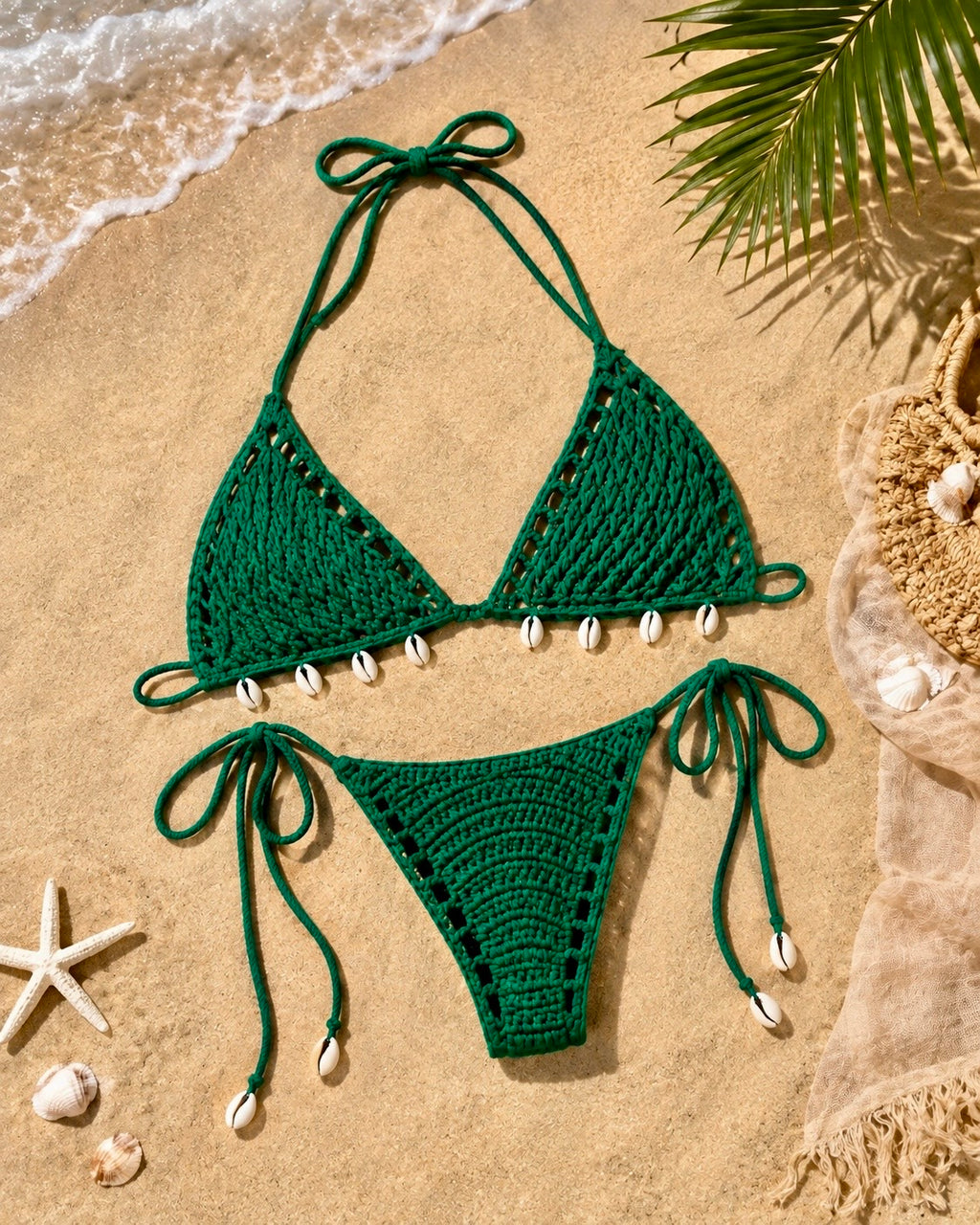 Shells Bikini Set — Handmade Crochet Swimwear | Oh Cai
